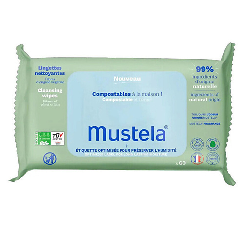 MUSTELA Салфетки Baby Wet Wipes Cleansings #1