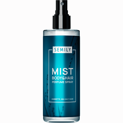 SEMILY Спрей-мист для тела и волос ambrette, sea salt, sage 150 #1