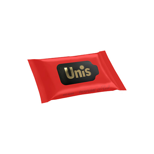 UNIS Влажные салфетки.  Антибактериальные Perfume Red #1