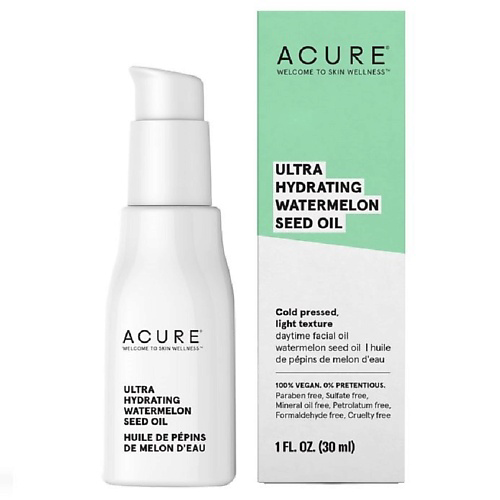 ACURE Масло семян арбуза холодного отжима увлажняющее Ultra Hydrating 30 #1