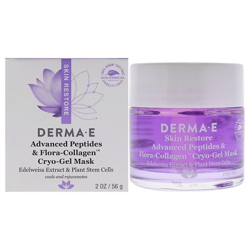 DERMA-E Маска для лица восстанавливающая Advanced Peptides And Flora-Collagen Cryo-Gel Mask 56 #1
