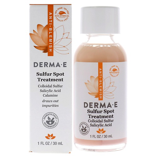 DERMA-E Средство для лица против пигментных пятен Sulfur Spot Treatment 30 #1