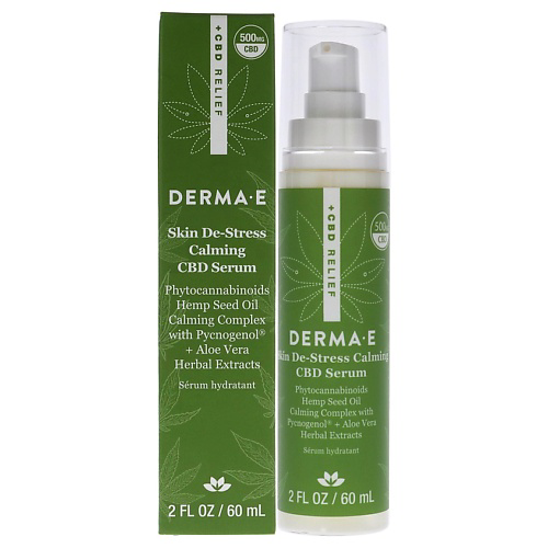 DERMA-E Сыворотка для лица успокаивающая Skin De-Stress Calming Cbd Serum 60 #1
