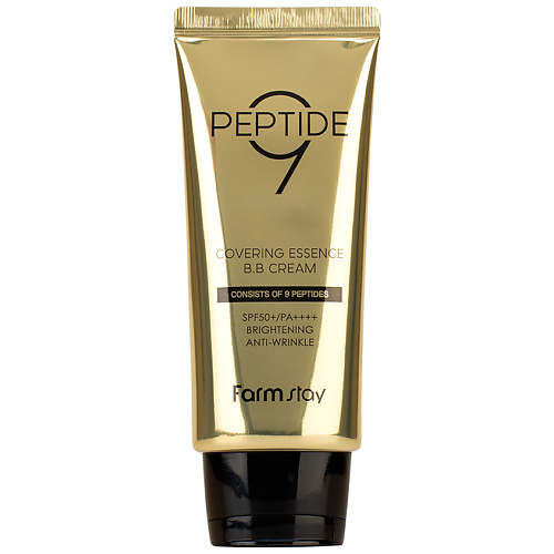FARMSTAY BB крем для лица омолаживающий с комплексом из 9 пептидов Peptide9 Covering Essence B.B Cream 50 #1