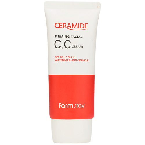 FARMSTAY CC крем для лица укрепляющий с керамидами Ceramide Firming Facial CC Cream #1