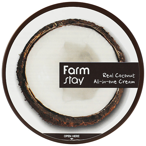 FARMSTAY Крем для лица и тела с кокосом многофункциональный Real Coconut All-In-One Cream 300 #1