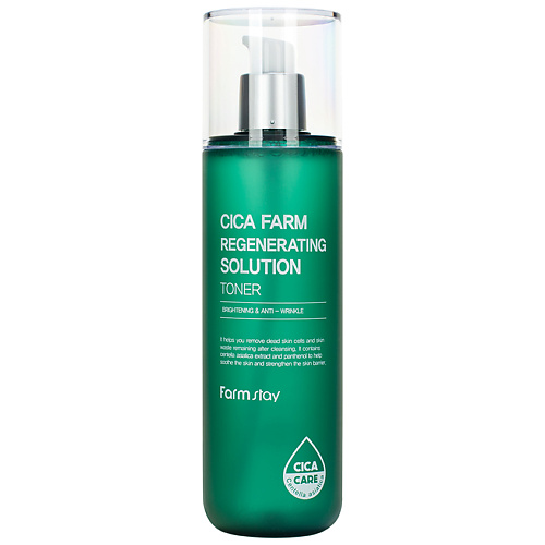 FARMSTAY Тонер для лица восстанавливающий с центеллой азиатской Cica Farm Regenerating Solution Toner 200 #1