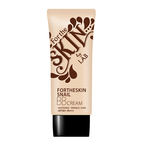 FOR THE SKIN BY LAB Тональный крем для лица BB/МУЦИН УЛИТКИ FORTHESKIN SNAIL BB CREAM SPF50+/PA+++ #1