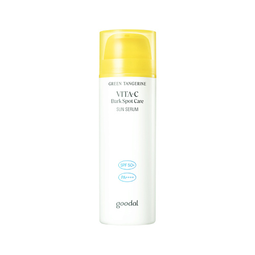 GOODAL Сыворотка для лица солнцезащитная с витамином C SPF 50+ PA++++ Green Tangerine Vita C Dark Spot Care Sun Serum 50 #1