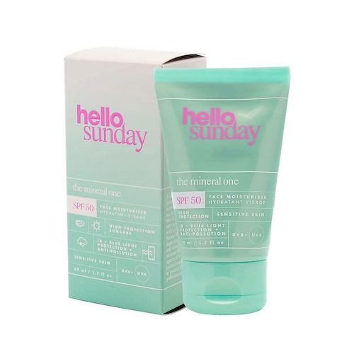 HELLO SUNDAY Крем для лица минеральный SPF 50 The Mineral One Face Moisturiser 50 #1