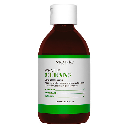 MONIK BEAUTY MONIC BEAUTY Лосьон для лица анти-акне Monic Beauty серии What is clean? 250 #1