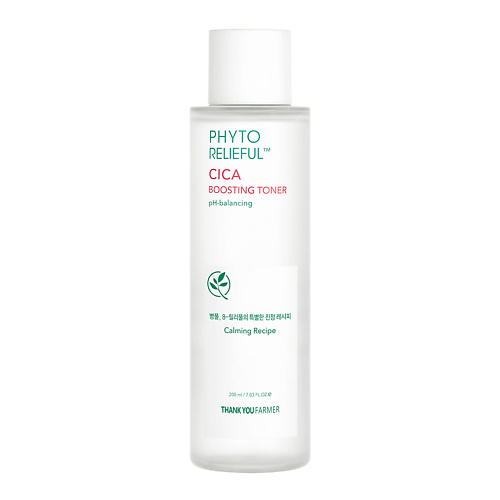 THANK YOU FARMER Тонер для лица с центеллой азиатской Phyto Relieful Cica Booster Toner 200 #1