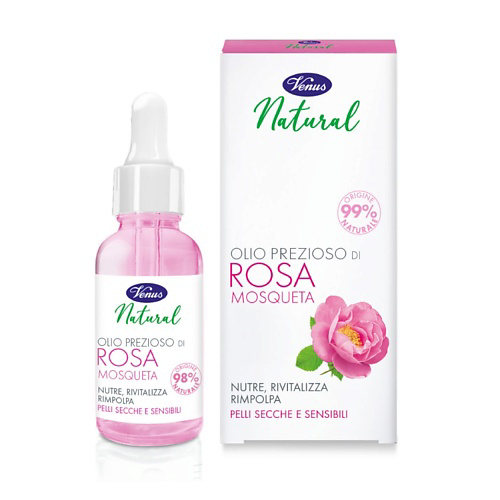 VENUS Масло для лица питательное с экстрактом розы Natural 30 #1