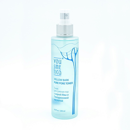 YOUSMETICA Тоник для сужения пор с корой Ивы и Гиалуроновой кислотой Willow Bark Pure Pore Toner #1