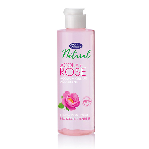 VENUS Гель мицеллярный очищающий для снятия макияжа с экстрактом розы Natural 200 #1