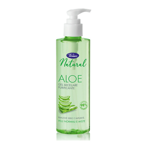 VENUS Гель мицеллярный очищающий для снятия макияжа с алоэ вера Natural 200 #1