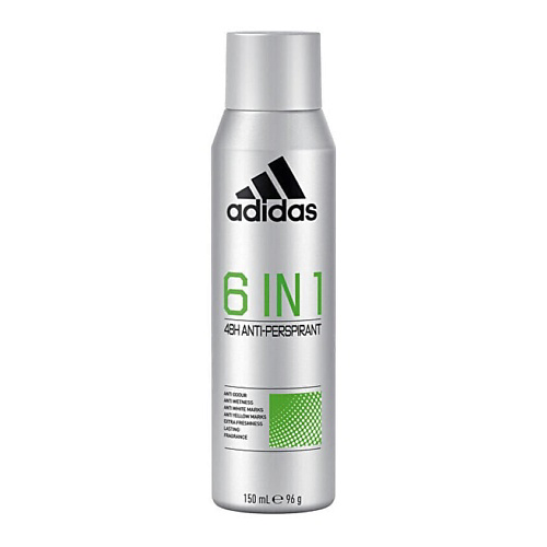 ADIDAS Дезодорант-спрей мужской 6 in 1 150 #1