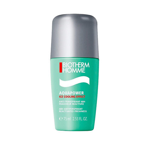 BIOTHERM Освежающий шариковый дезодорант-антиперспирант Homme Aquapower 48H Anti-Perspirant 75 #1