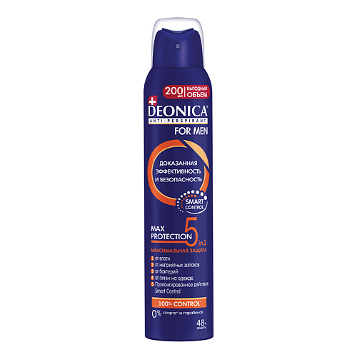 Deonica DEONICA Антиперспирант 5Protection FOR MEN (спрей) 200 #1