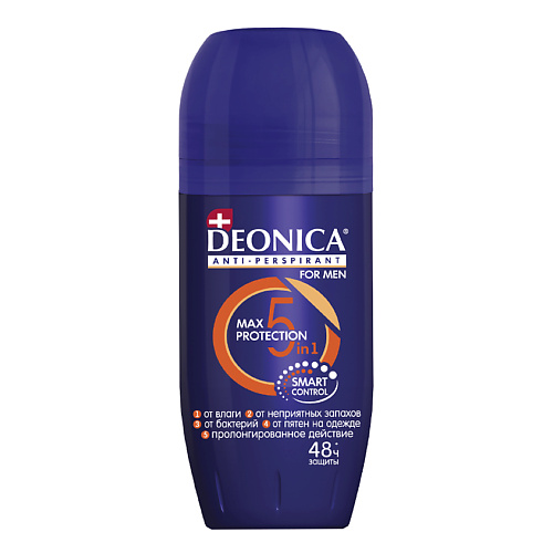 Deonica DEONICA Антиперспирант 5Protection FOR MEN (ролик) 50 #1