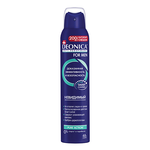 Deonica DEONICA Антиперспирант Невидимый FOR MEN (спрей) 200 #1