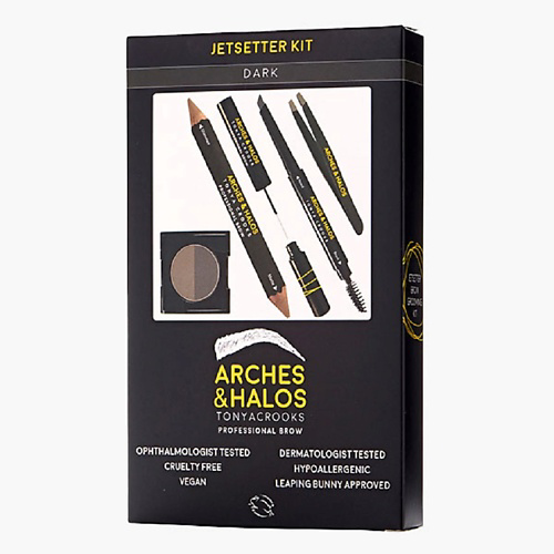ARCHES AND HALOS Набор для бровей Jetsetter Brow Kit #1