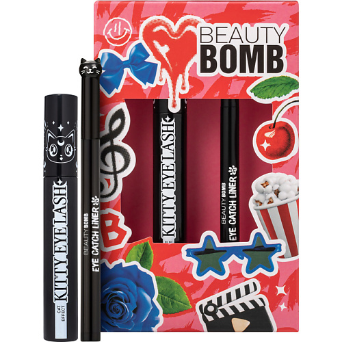 BEAUTY BOMB Подарочный набор Kitty Eye Lash and Eye Catch Liner #1
