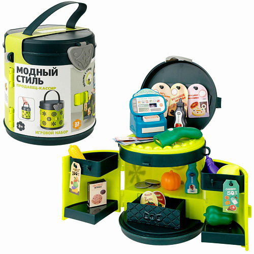1TOY Игровой набор Модный стиль Продавец Кассир #1