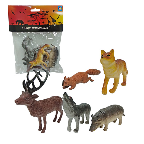 1TOY Игровой набор В мире Животных Дикие животные России #1