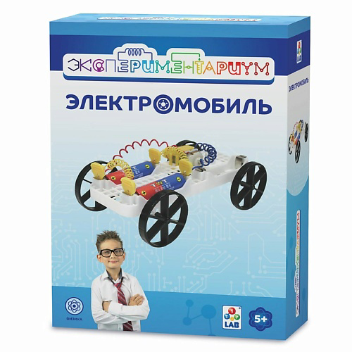 1TOY Набор для опытов Экспериментариум Электромобиль #1