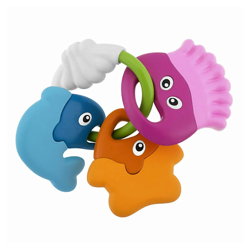 CHICCO Игрушка-погремушка Gums Rubbing Fishes #1
