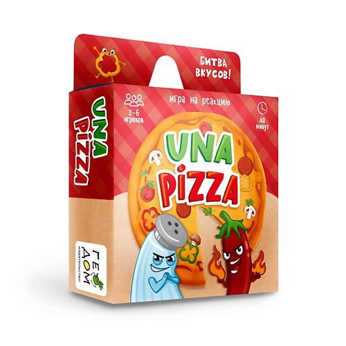 ГЕОДОМ Игра карточная "Una pizza" 60 карточек #1