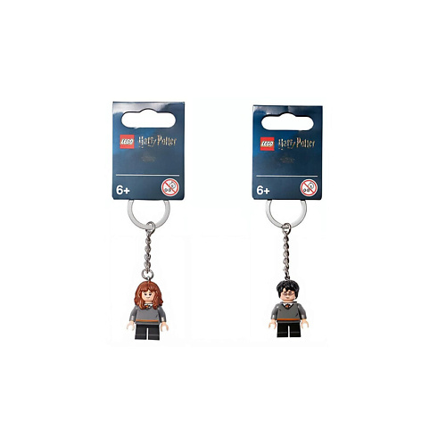 LEGO Конструктор Keychain Building Blocks Set, Harry and Hermione #1