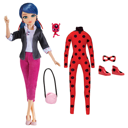 MIRACULOUS Кукла Тайный супергерой: Маринет Леди баг и Супер кот #1