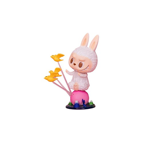 POP MART Игрушка LABUBU Fruit Elf Collection Peach, 9 см #1