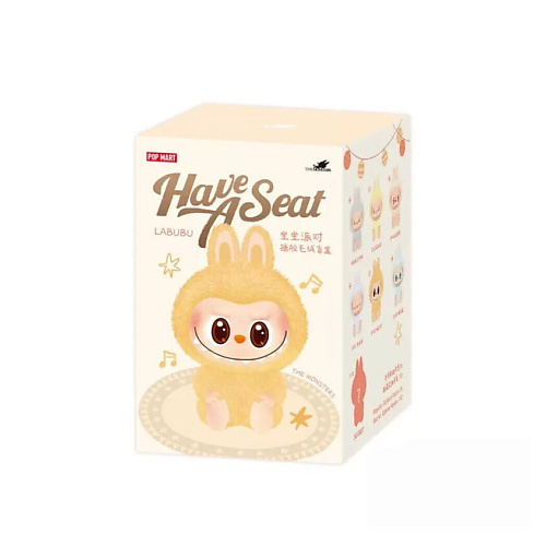 POP MART Игрушка Labubu The Monsters Have A Seat, 1шт, 15см #1