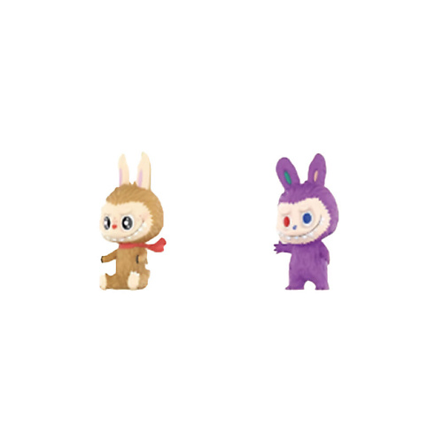 POP MART Игрушка LABUBU Toy Collection plush doll + clay doll, 15см #1