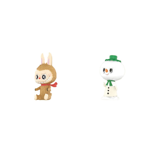 POP MART Игрушка Toy Collection plush doll + snowman, 15см #1
