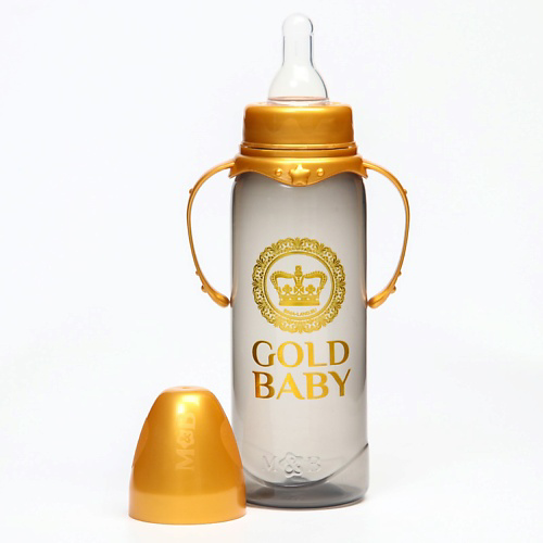 MUM&BABY Бутылочка для кормления «Gold baby» классическая #1