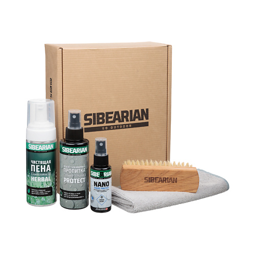 SIBEARIAN Набор для чистки и защиты обуви PROTECT & CLEAN #1