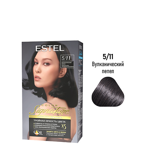 ESTEL PROFESSIONAL ESTEL Стойкая крем-гель краска для волос COLOR SIGNATURE 170 #1