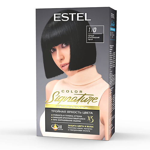 ESTEL PROFESSIONAL Крем-гель краска для волос Color Signature #1