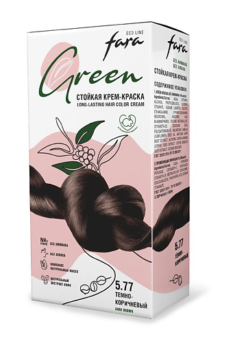 FARA Стойкая крем-краска без аммиака Eco Line Green #1