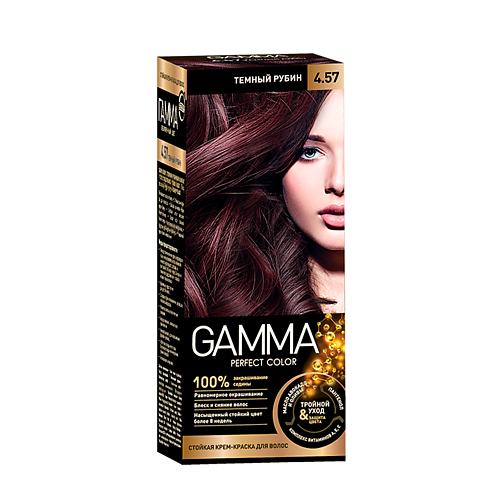 ГАММА PERFECT COLOR Стойкая крем-краска #1