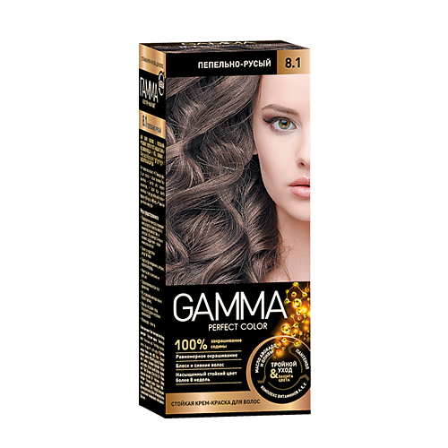 ГАММА PERFECT COLOR Стойкая крем-краска #1