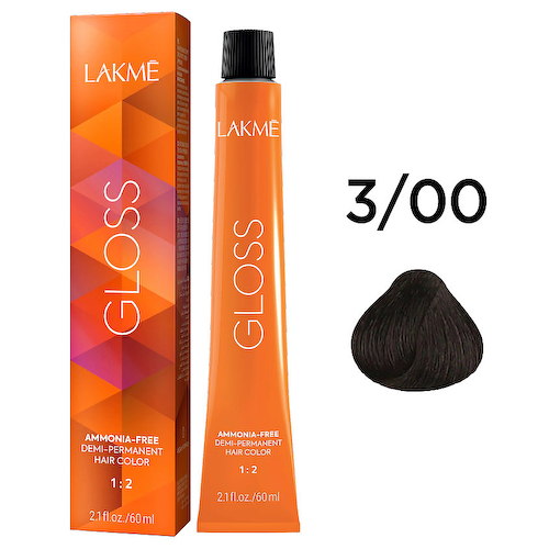 LAKME Перманентная крем-краска Gloss #1