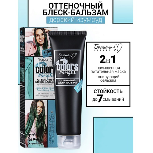 БЕЛИТА-М Оттеночный блеск-бальзам Hot colors #1
