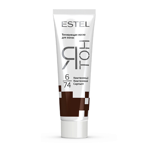 ESTEL PROFESSIONAL Тонирующая маска для волос ЯТОН 6/74 Каштановый #1