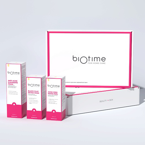 BIOTIME FOR HOME CARE Очищающий и матирующий набор уходовой косметики для лица #1