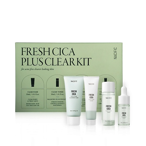 NACIFIC Набор Fresh Cica Plus Clear Kit #1